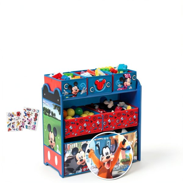 Mickey Mouse Organizer Delta Children Wood Design-3