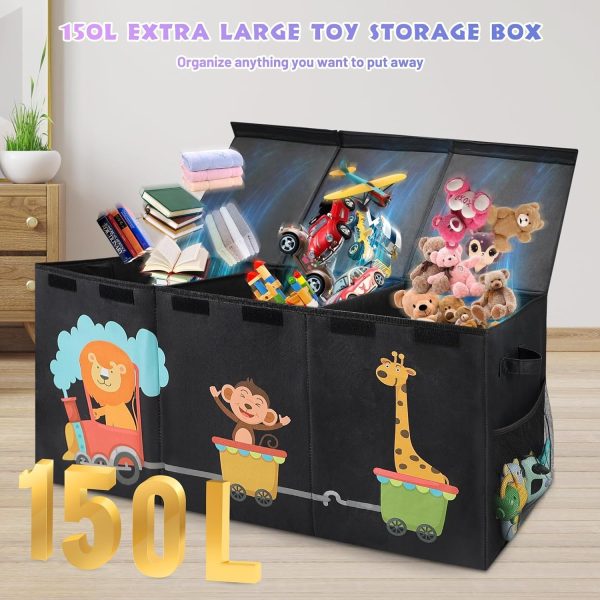 Maxuni Toy Chest Storage Fabric Dinosaur-6
