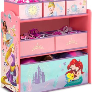 Disney Princess Toy Bin Organizer for Kids 3+-0