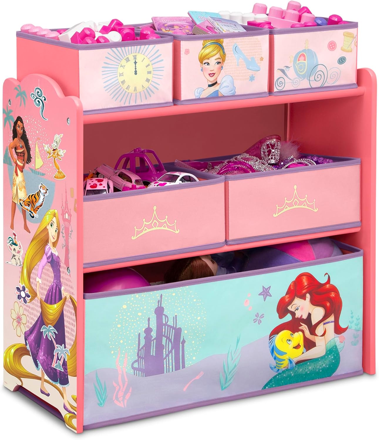 Disney Princess toy bin organizer