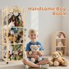 Vecxoty Wooden Stuffed Animal Storage Tower-4