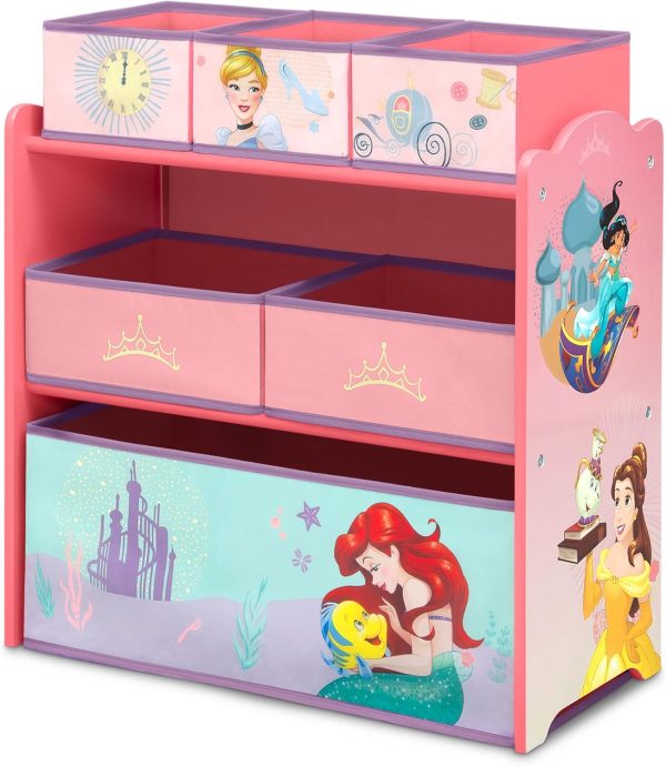 Disney Princess Toy Bin Organizer for Kids 3+-13