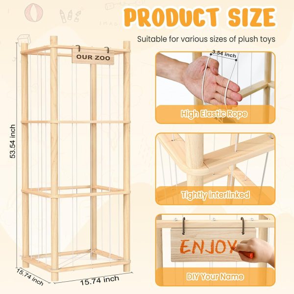 Woodure Kids Storage Chests & Trunks Wooden Organizer-3