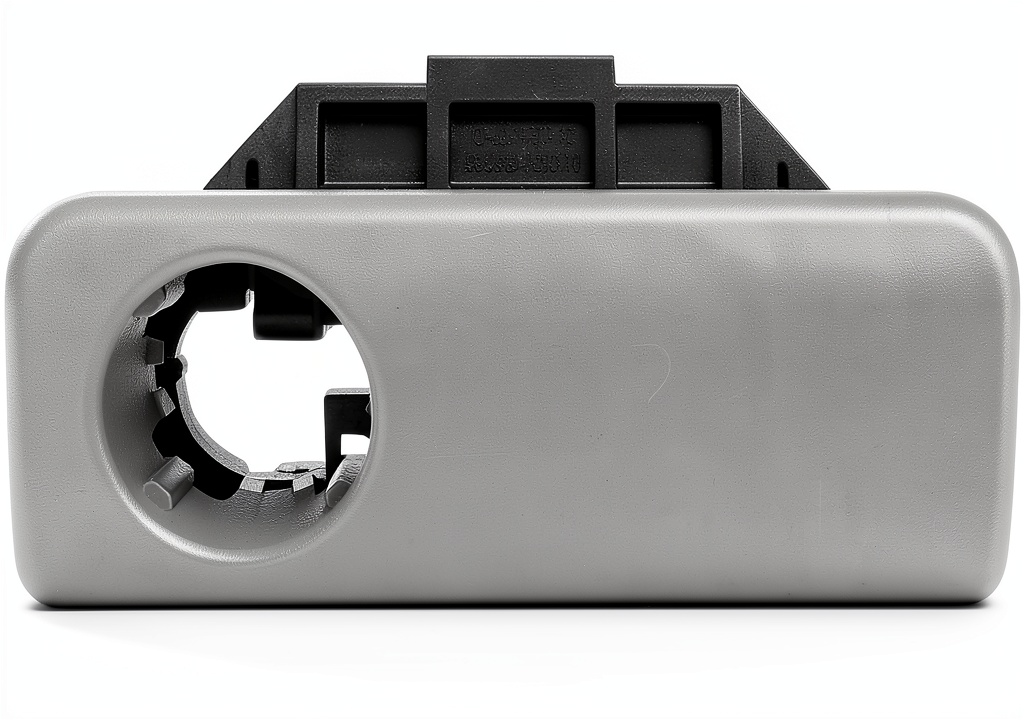 Installing gray glove box latch lock handle in a Toyota Sienna