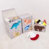 CLCROBD Polyester Toy Chest for Kids-5