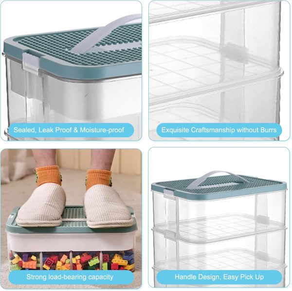 Joyingbaby Lego Storage Organizer Red 1 Layer-5