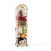 Quewoll Wooden Plush Toy Storage Organizer-0
