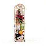 Quewoll Wooden Plush Toy Storage Organizer-0