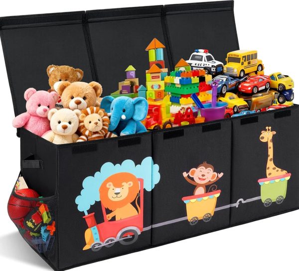Maxuni Toy Chest Storage Fabric Dinosaur-0