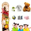 Quewoll Wooden Plush Toy Storage Organizer-2