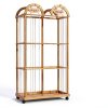 Quewoll Wooden Plush Toy Storage Organizer-5