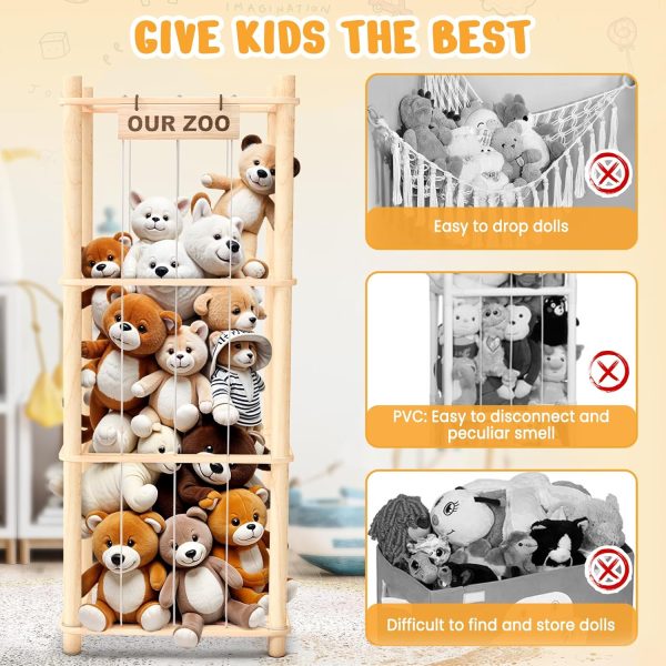 Woodure Kids Storage Chests & Trunks Wooden Organizer-2