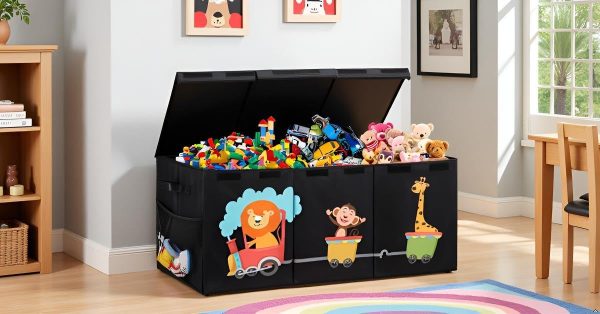 Maxuni Toy Chest Storage Fabric Dinosaur-4