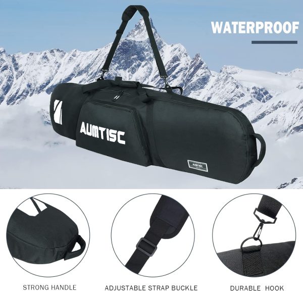 AUMTISC Snowboard Bags 65" Black Unpadded-2