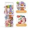 BomSaluka Adjustable White Plastic Toy Storage-1