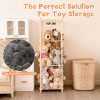Stuffed Animal Storage LAMU Wooden Organizer Kids-5