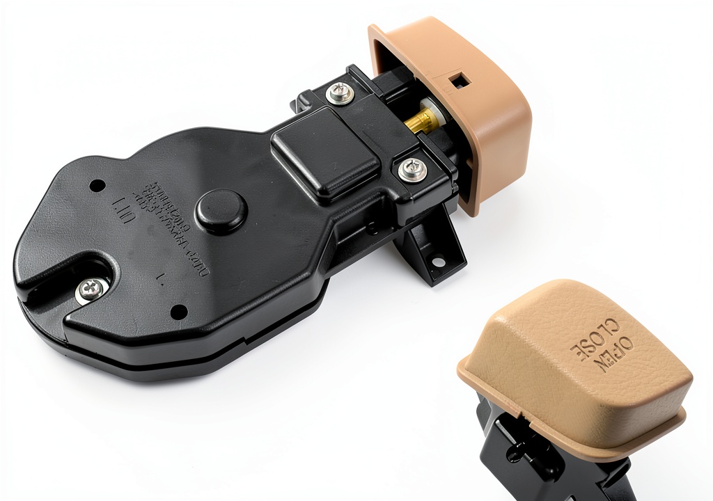 Syncovia's glove box switch in a car interior