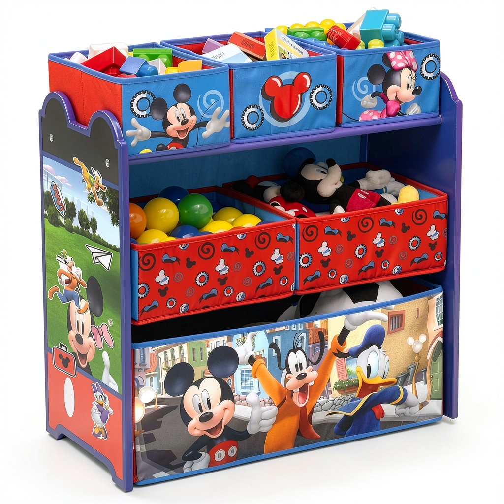 Mickey Mouse Organizer in a bright playroom
