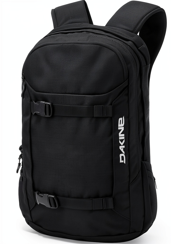 Dakine snowboard bag with snowboard and boots inside
