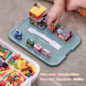 Joyingbaby Lego Storage Organizer Red 1 Layer-0