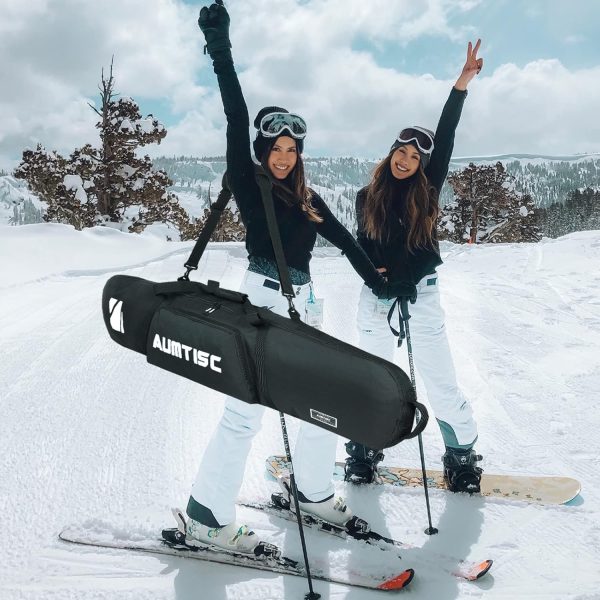 AUMTISC Snowboard Bags 65" Black Unpadded-6