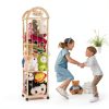 Quewoll Wooden Plush Toy Storage Organizer-4