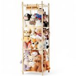 Stuffed Animal Storage LAMU Wooden Organizer Kids-0