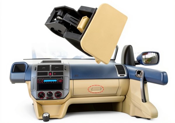 ZHOU YSH Automotive Glove Box Switch Gray-2