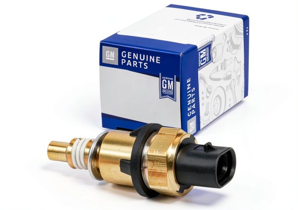 Engine Coolant Temperature Sensor GM Genuine 12650595 Metal Mount-0