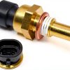 OSKYUO Engine Coolant Temperature Sensor 213-4514 Brass Flange Mount-3