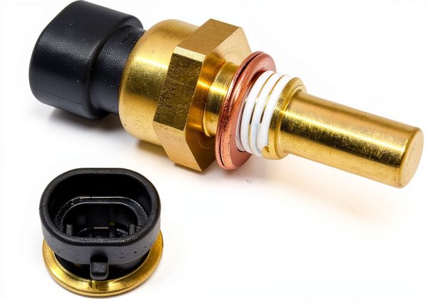 OSKYUO Engine Coolant Temperature Sensor 213-4514 Brass Flange Mount-3