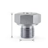 LS Oil Pressure & Coolant Adapter Larlansz Aluminum M16/M12 NPT-2