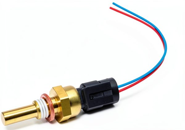 OSKYUO Engine Coolant Temperature Sensor 213-4514 Brass Flange Mount-1