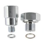 LS Oil Pressure & Coolant Adapter Larlansz Aluminum M16/M12 NPT-0
