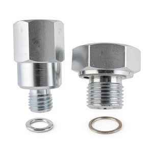 LS Oil Pressure & Coolant Adapter Larlansz Aluminum M16/M12 NPT-0