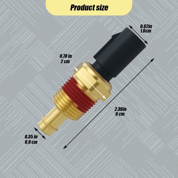 Engine Coolant Temperature Sensor HQRNYP Metal with ±1.5% Accuracy-1