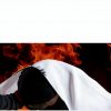 Emergency Fire Blanket Lancryen 40x40 Red 1 Pack Fiberglass-6