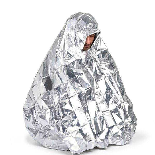 Emergency Mylar Thermal Blankets,Space Blanket Survival kit Camping Blanket, Perfect for Outdoors, Hiking, Survival, Bug Out Bag,Marathons or First Aid-1