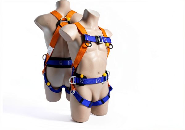 Safety Harness TRSMIMA Full Body Roofing Harness with Shock Lanyard-3