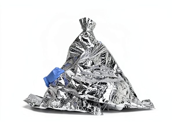 6 Pack Emergency Mylar Blanket, Emergency Blanket Space Blanket Survival Rescue Insulating Reflective foil kit Outdoors Hiking Camping Blanket Perfect for Outdoors, Hiking, Camping Survival-6