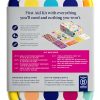 Welly First Aid Kit - Adhesive Bandages in Flexible Fabric and Waterproof, Singe Use Ointments (Triple Antibiotic, Cleansing Wipes and Hydrocortisone) - 70 Count-1