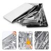 Emergency Mylar Thermal Blankets,Space Blanket Survival kit Camping Blanket, Perfect for Outdoors, Hiking, Survival, Bug Out Bag,Marathons or First Aid-3