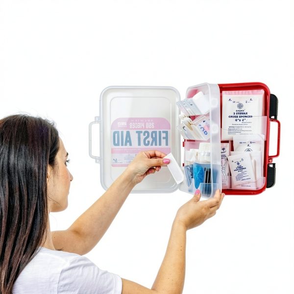 First Aid Kit M2 BASICS 350 Piece Emergency Dual Layer Hard Case OSHA-7