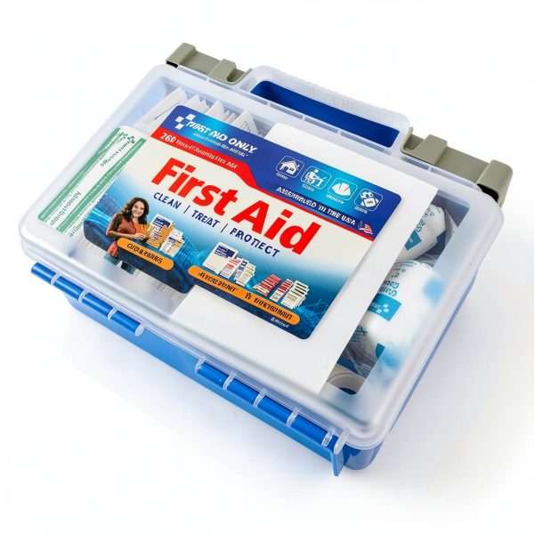 First Aid Only 91248 OSHA-Compliant First Aid Kit, All-Purpose 50-Person Emergency First Aid Kit for Business, Worksite, Home, and Car, 260 Pieces-6