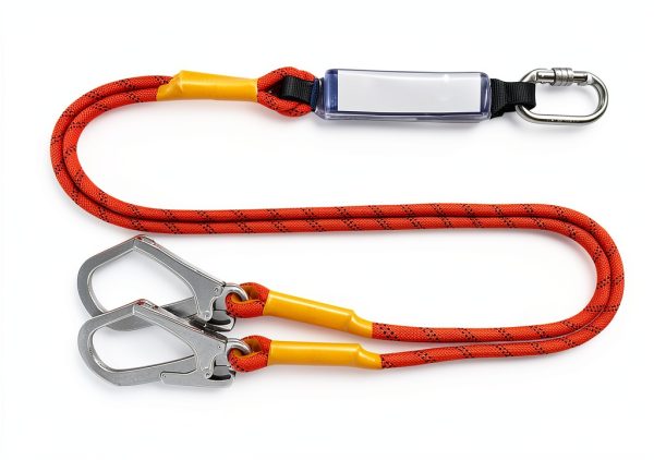 Safety Harness TRSMIMA Full Body Roofing Harness with Shock Lanyard-2