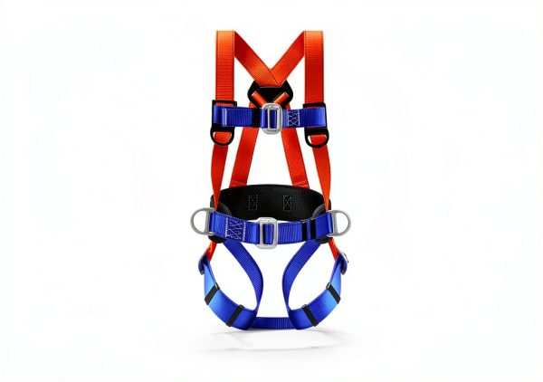 Safety Harness TRSMIMA Full Body Roofing Harness with Shock Lanyard-4