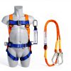 Safety Harness TRSMIMA Full Body Roofing Harness with Shock Lanyard-1