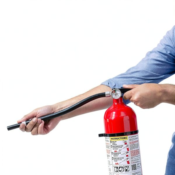Kidde Fire Extinguisher 2A10BC Red Home Use Aluminum Construction-4