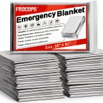 6 Pack Emergency Mylar Blanket, Emergency Blanket Space Blanket Survival Rescue Insulating Reflective foil kit Outdoors Hiking Camping Blanket Perfect for Outdoors, Hiking, Camping Survival-0