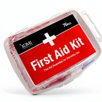 First Aid Kit 76-Piece Portable Water-Resistant Case by HealthSmart-0